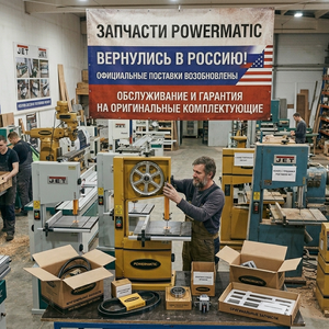 В Россию возвращаются запчасти для станков Powermatic — но с заменой на аналоги