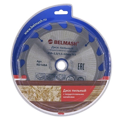 Диск пильный BELMASH 210x2,3/1,5x32/30; 16T купить