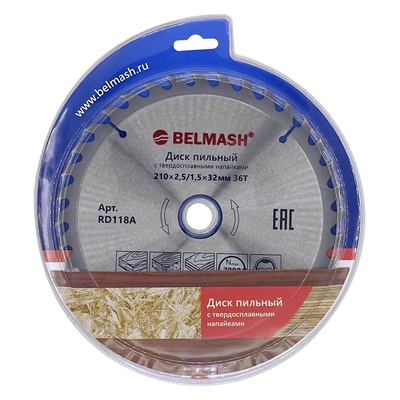 Диск пильный BELMASH 210x2,5/1,5x32/30; 36T купить