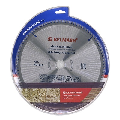 Диск пильный BELMASH 280x3/2,2x32/30, 96T купить