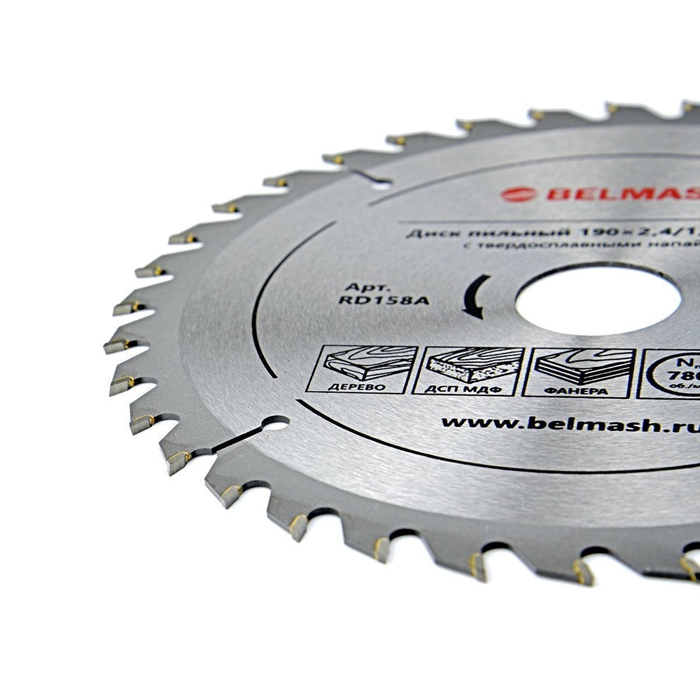 Диск пильный BELMASH 190×2,4/1,5×30 36Т