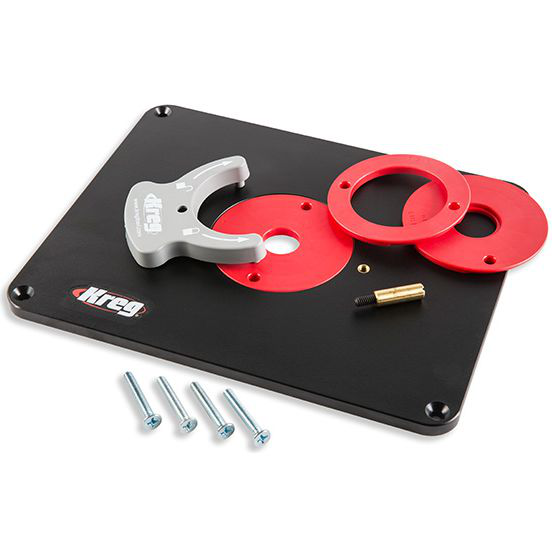 Пластина для крепления фрезера во фрезерный стол с 3-мя кольцами для TRITON, CMT