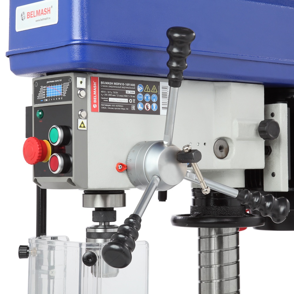 Станок сверлильный вертикальный BELMASH MDP410-16P/400