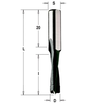 Фреза для дюбельного фрезера Mafell 5x30x58 HW