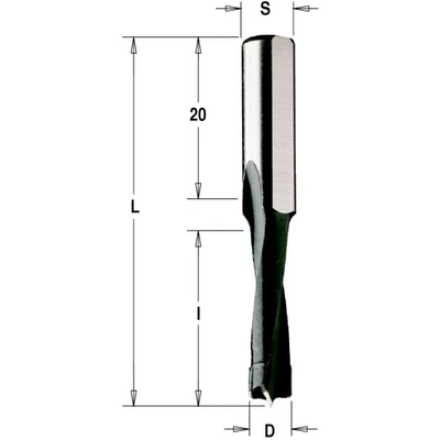 Фреза для дюбельного фрезера Mafell 5x30x58 HW