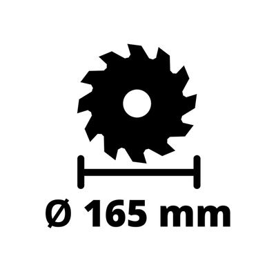 4331207SET Набор: Пила циркулярная аккумуляторная Einhell PXC TE-CS 18/165-1 LI – Solo + Аккумулятор Einhell PXC 18V, 4АЧ + З\У