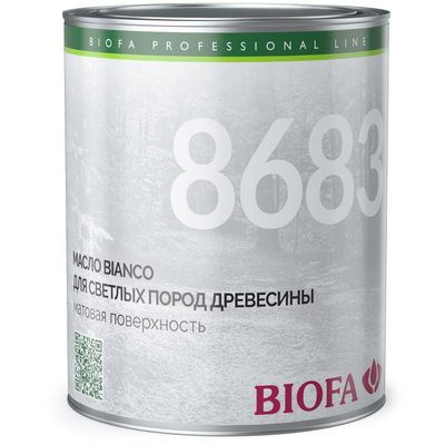 8683 48 Bianco масло для светлых пород древесины 10 л