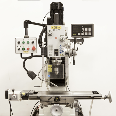 BF50PF Фрезерно-сверлильный станок, 800х240 мм, автоподача X/Y, 380 В