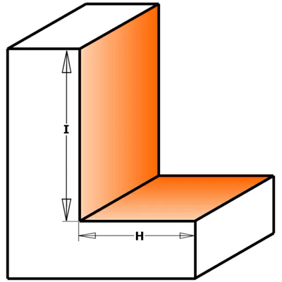 Фреза четвертная S8 D=31,7 I=12,7 H=9,5