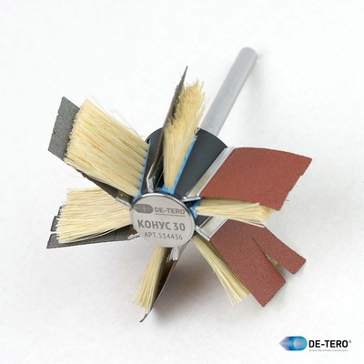Переходная втулка DE-TERO FIX RO+Q MB2, конус 30х40(25)х8(80) мм, 6 сегментов, PD6