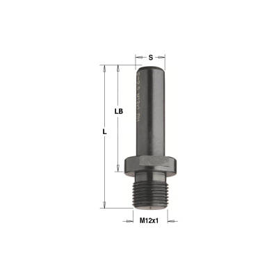 Державка M10x1,5 S=8x40 LB=40 RH