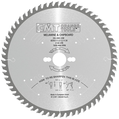 Диск пильный 160x20x2,2/1,6 10° TCG Z=40