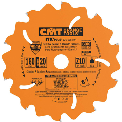 Диск пильный 160x20x2,4/1,8 12° TCG Z=4 (DIA)