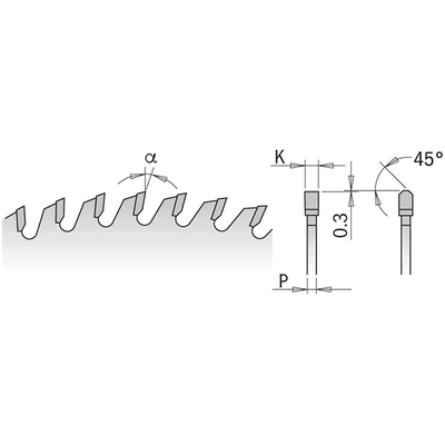 Диск пильный 165х2,2/1,6х20 Z=56