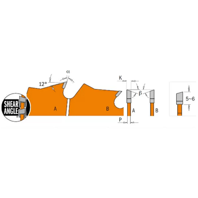 Диск пильный 300x30x2,6/1,8 22° 10° ATB + 8° SHEAR Z=24