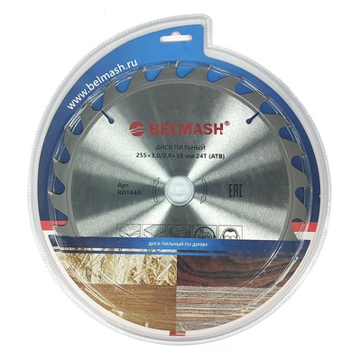 Диск пильный BELMASH 255x3,0/2,0x30 24T