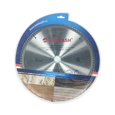 Диск пильный по ламинату BELMASH 305x3,2/2,2x30 96
