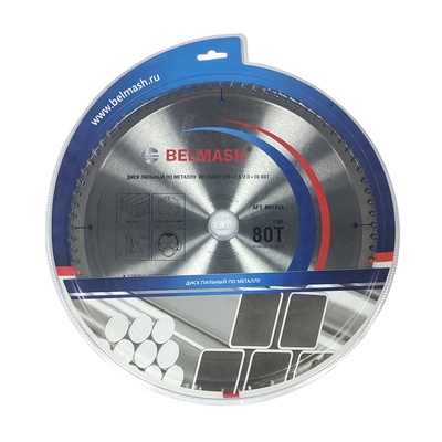 Диск пильный по металлу BELMASH 305x2,8/2,0x30 80T