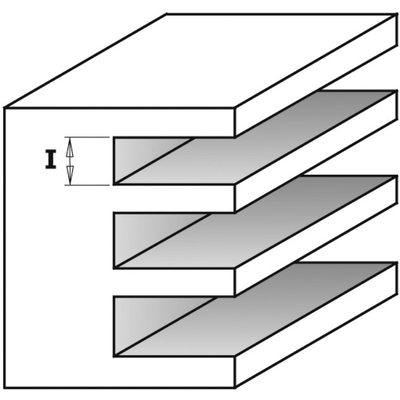 Фреза CMT-PRO пазовая (диск) Z3 F=8 D=47,6x2,2