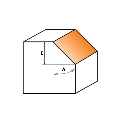 Фреза фасочная 45гр., смен.ножи HM Z2 S=6 D=29x8x52