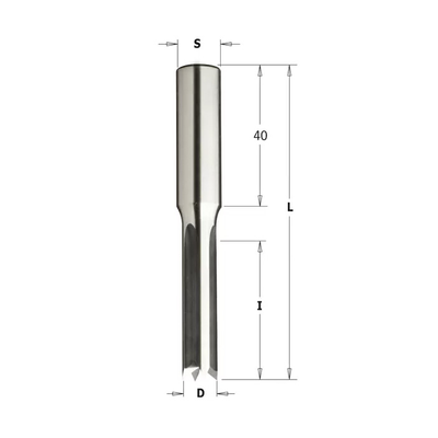 Фреза HL для долбежного станка 10x28x73 Z=4 S=10 RH-LH