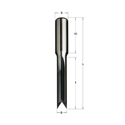 Фреза HS для долбежного станка 11x65x110 Z=2 S=13 RH-LH