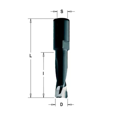 Фреза HW для DOMINO-FESTOOL 10x28x49 Z=2 S=M6x0,75 RH