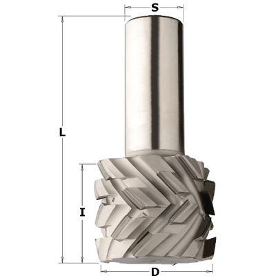 Фреза пазовая DP 50x25x55 d=50 I=23 L=80 Z=3+3 RH