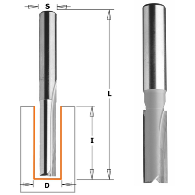 Фреза PRO обгонная S12 D19 I38 L82,5