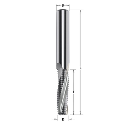 Фреза спиральная монолитная 14x95x150 Z=3R S=14 RH