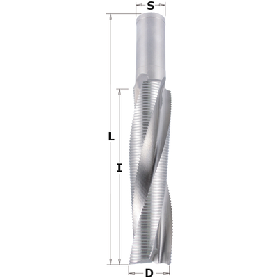 Фреза спиральная монолитная 40x165x235 Z=3R S=30 RH