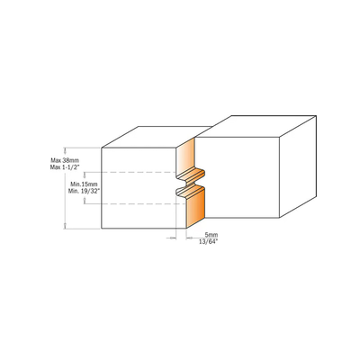 Фреза сращивание F=30 D=110x38 насадная (алюм.) смен.ножи HM (кейс)