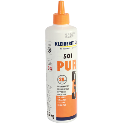 Клей Kleiberit PUR 501.0 по 0.5 кг.
