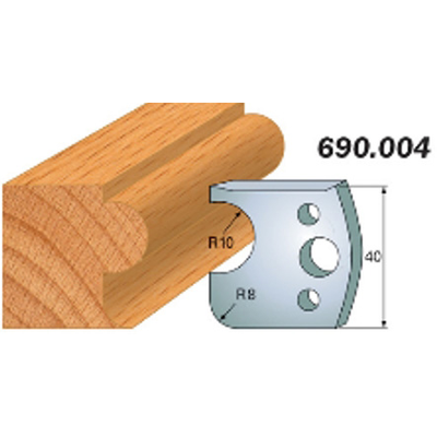 Комплект 2 ножей SP 40x4мм