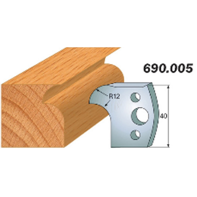 Комплект 2 ножей SP 40x4мм