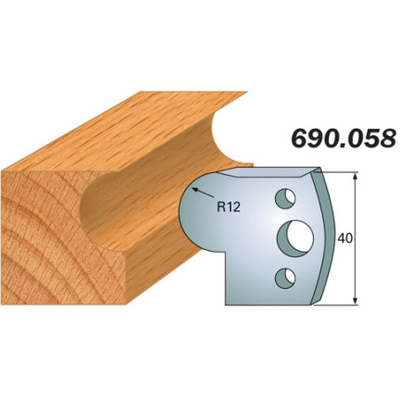 Комплект 2 ножей SP 40x4мм