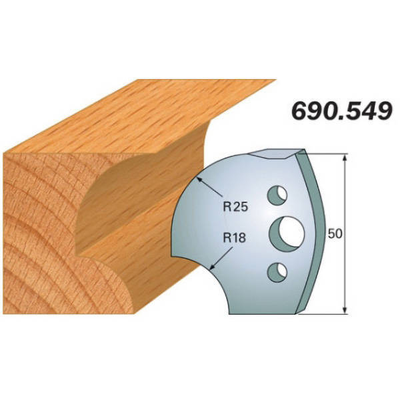 Комплект 2 ножей SP 50x4мм