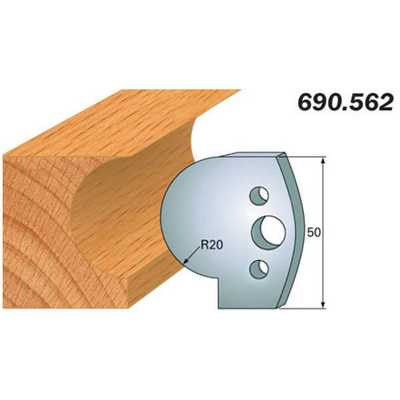 Комплект 2 ножей SP 50x4мм