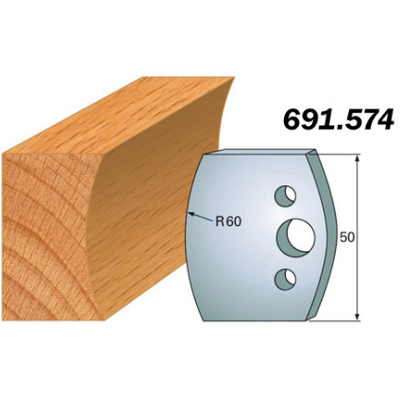 Комплект 2 ножей SP 50x4мм