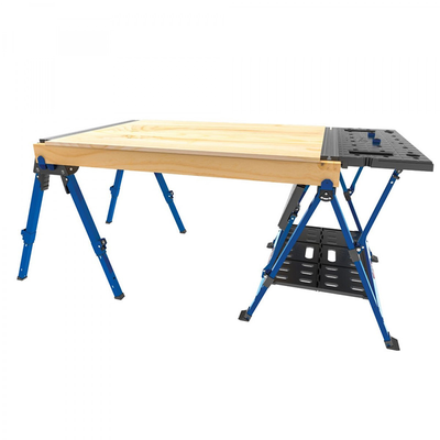 Комплект Мобильный верстак KREG и Опора складная Track Horse с верстачным зажимом Bench Klamp