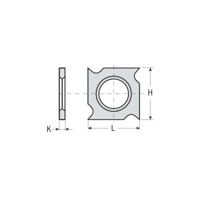 нож твердосплавный 18x18x2,5 F1730