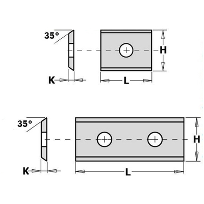 нож твердосплавный 20x12x1,5 S2020