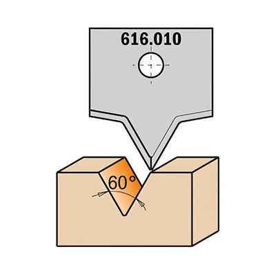 Нож твердосплавный для 616.000