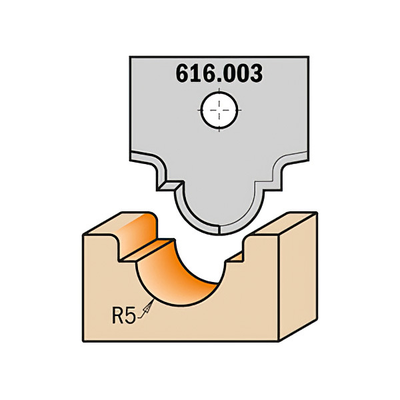 Нож твердосплавный для 616.000