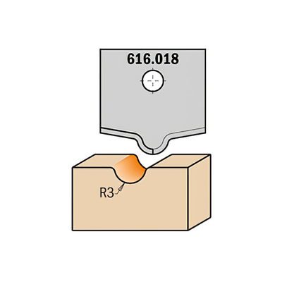 Нож твердосплавный для 616.000