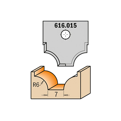 Нож твердосплавный для 616.000