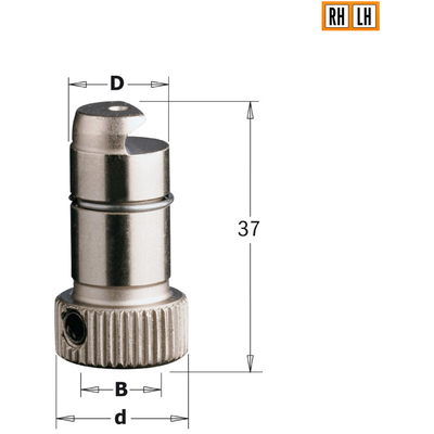 Патрон для свёрел на станок BIESSE D=10 LT=37 LH