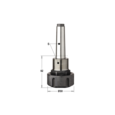 Патрон высокоточный для цанги ER32 S=MK2/M30x1,5 LH