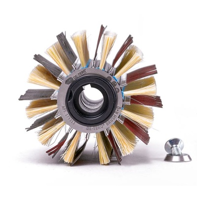 Переходная втулка BRUSH R+Q 100x50x19 мм, 1 шлиц, 12+12 сегментов (абразив + опорные щетки)