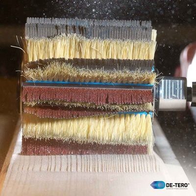 Переходная втулка BRUSH FIX R+Q MB2, 110x50x13 мм, 12+12 сегментов (абразив + опорные щетки) для Makita 9741